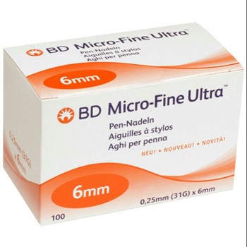 سوزن قلم انسولین بی دی BD Micro Fine 6mm
