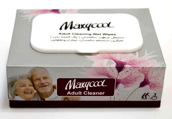 دستمال مرطوب ویژه سالمندان ماکسی کول بسته 40 عددی Maxycool