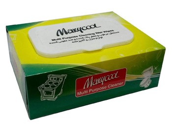 دستمال مرطوب پاک کننده لوازم منزل و آشپزخانه ماکسی کول بسته 28 عددی Maxycool