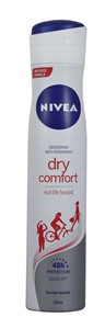 اسپری ضد تعریق زنانه نیوا مدل Dry Comfort حجم 150 میل NIVEA