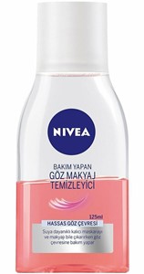 محلول پاک کننده آرایش چشم نیوا مدل NIVEA Sensitive 