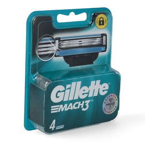 تیغ یدک ژیلت مدل Mach 3 بسته 4 عددی Gillette