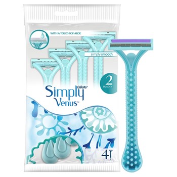 تیغ اصلاح ونوس مدل  Simply Venus بسته 4 عددی Gillette