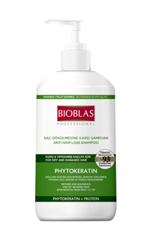 شامپوگیاهی  1لیتری ضدریزش مو بیوبلاس ویژه موهای خشک و ضعیفBIOBLAS PHYTOKERATIN