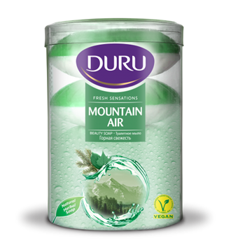 صابون شستشو دورو مدل Mountain AIR وزن 110 گرم بسته 4 عددی  DURU