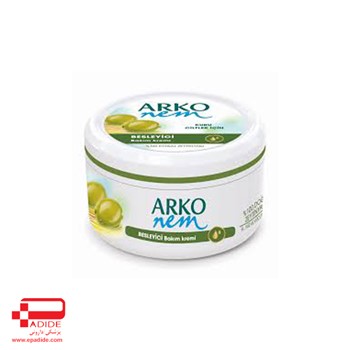 کرم مرطوب کننده آرکو نم مدل Natural Olive Oil حجم 300 میلی لیتر Arko