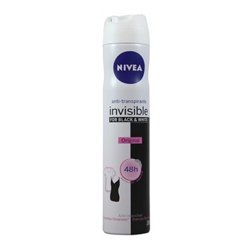 اسپری ضد تعریق زنانه نیوا حجم 200 میلی لیتر مدل NIVEA Black & White Invisible