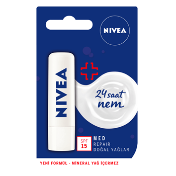 بالم لب ترمیم کننده نیوا مدل NIVEA 24 Saat Nem