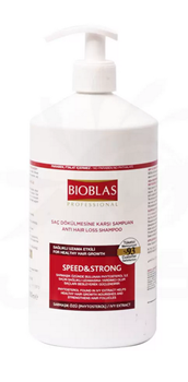 شامپو گیاهی 1لیتری ضد ریزش مو بیوبلاس ویژه رشد سریع و قوی مو BIOBLAS SPEED & STRONG