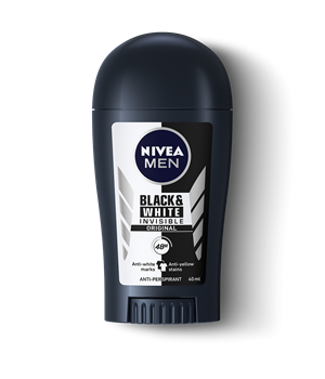 استیک ضد تعریق مردانه نیوا مدل Black And White حجم 40 میلی لیتر  NIVEA MEN