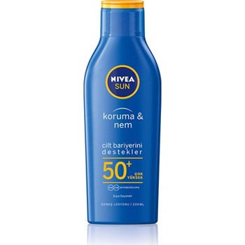 لوسیون ضد آفتاب نیوا مدل +Protect and Hydrate SPF50 حجم 200 میلی لیتر NIVEA