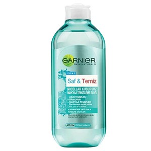 محلول آرایش پاک کن گارنیه مدل saf & temiz حجم 400 میل GARNIER 