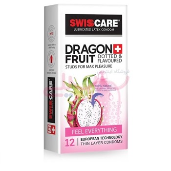 کاندوم سوئیس کر مدل دراگون فروت Dragon Fruit