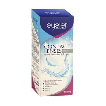 محلول شستشوی لنز آی لت مدل contact lenses حجم 120 میلی لیتر Eyelet