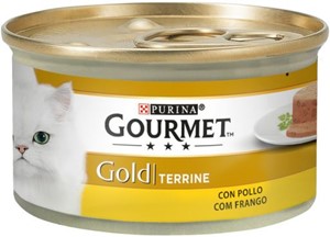 کنسرو غذای گربه پورینا مدل Gourmetبا طعم گوشت مرغ Gourmet Gold