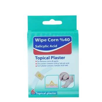 چسب برطرف کننده میخچه و زگیل وایپ کورن بسته 6 عددی Wipe Corn