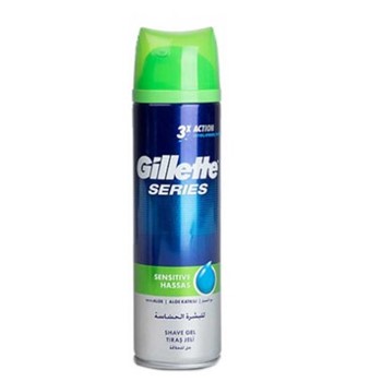 ژل اصلاح ژیلت سری 3X مدل Sensitive حجم 200 میل Gillette