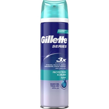 ژل اصلاح ژیلت سری 3X مدل Protection حجم 200 میل Gillette