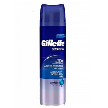 ژل اصلاح ژیلت سری 3X مدل Moisturizing حجم 200 میل Gillette