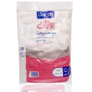 پنبه هیدروفیل توپکی بوژان وزن 100 گرم Bozhan